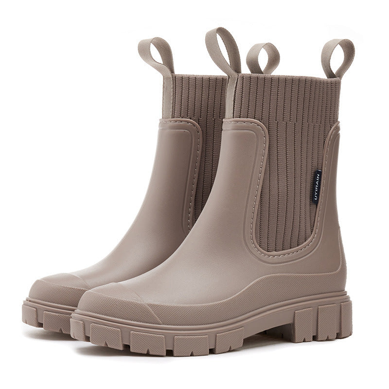 Wasserdichte Damen Gummistiefel mit Rutschfester Sohle