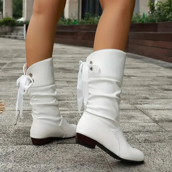 Orthopädische Damen Schnürstiefeletten Mit Stabilem Absatz