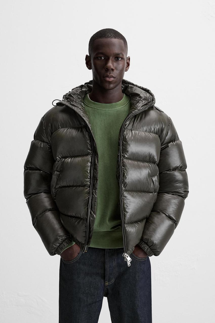 Wattierte Herren Winter Steppjacke im Oversized Fit