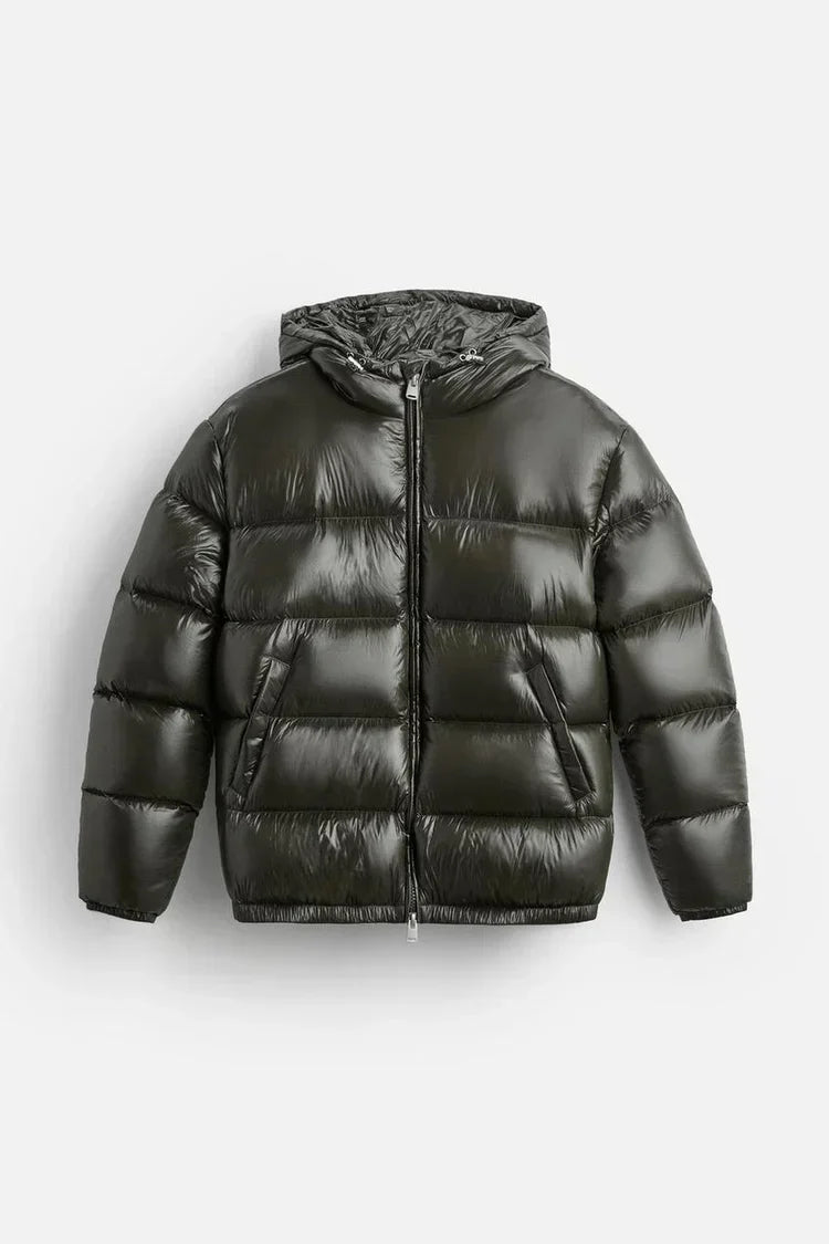 Wattierte Herren Winter Steppjacke im Oversized Fit