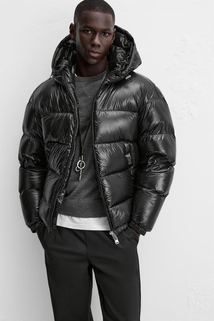 Wattierte Herren Winter Steppjacke im Oversized Fit