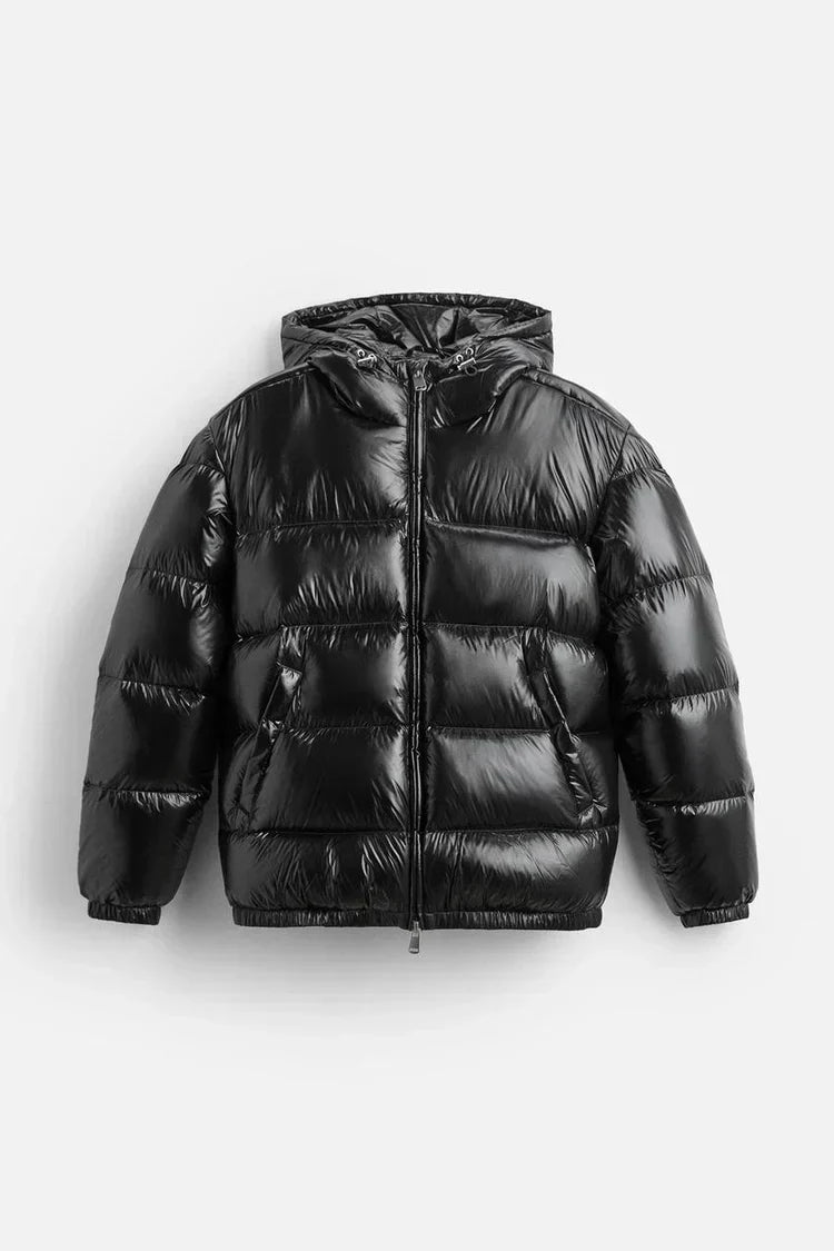 Wattierte Herren Winter Steppjacke im Oversized Fit