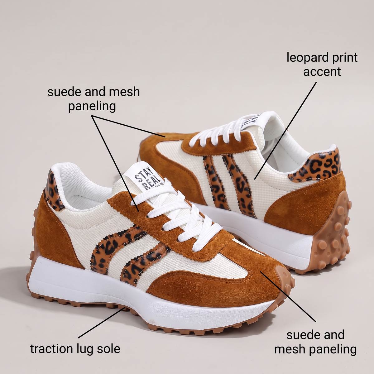 Leichte Damen Sneaker mit Dämpfung für den Alltag