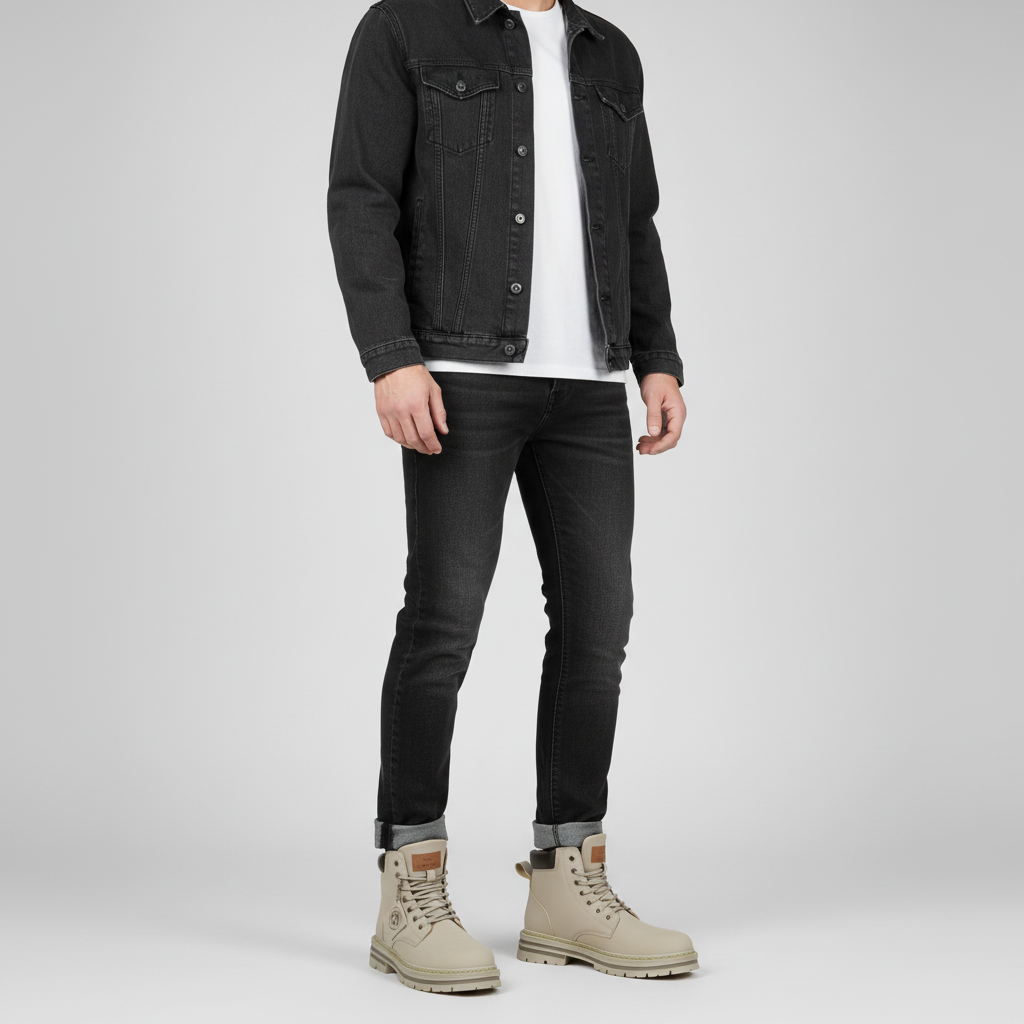Wasserabweisende Herren Winterstiefel Mit Griffiger Sohle