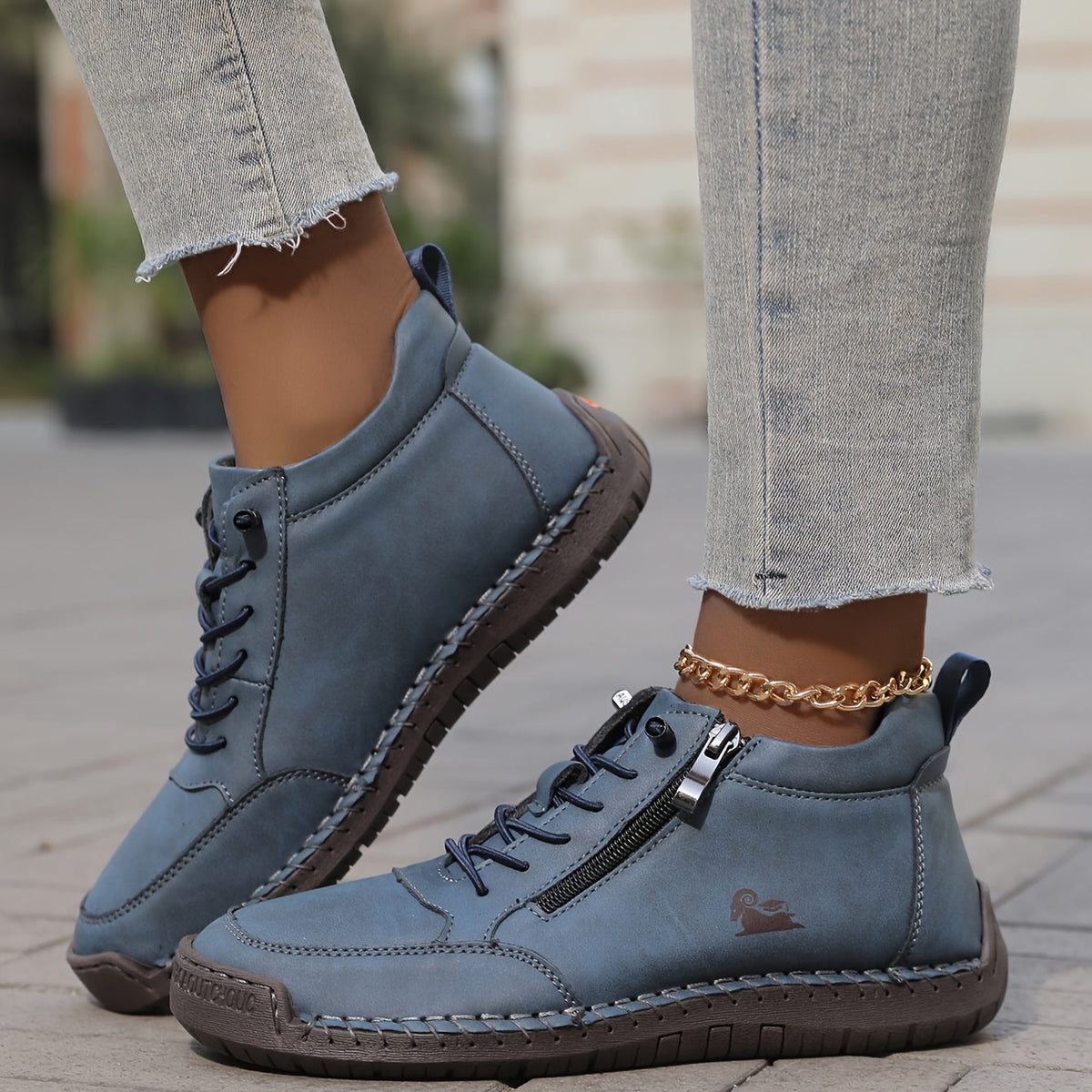 Damen Walkingschuhe mit Weiter Zehenbox und Rutschfester Sohle