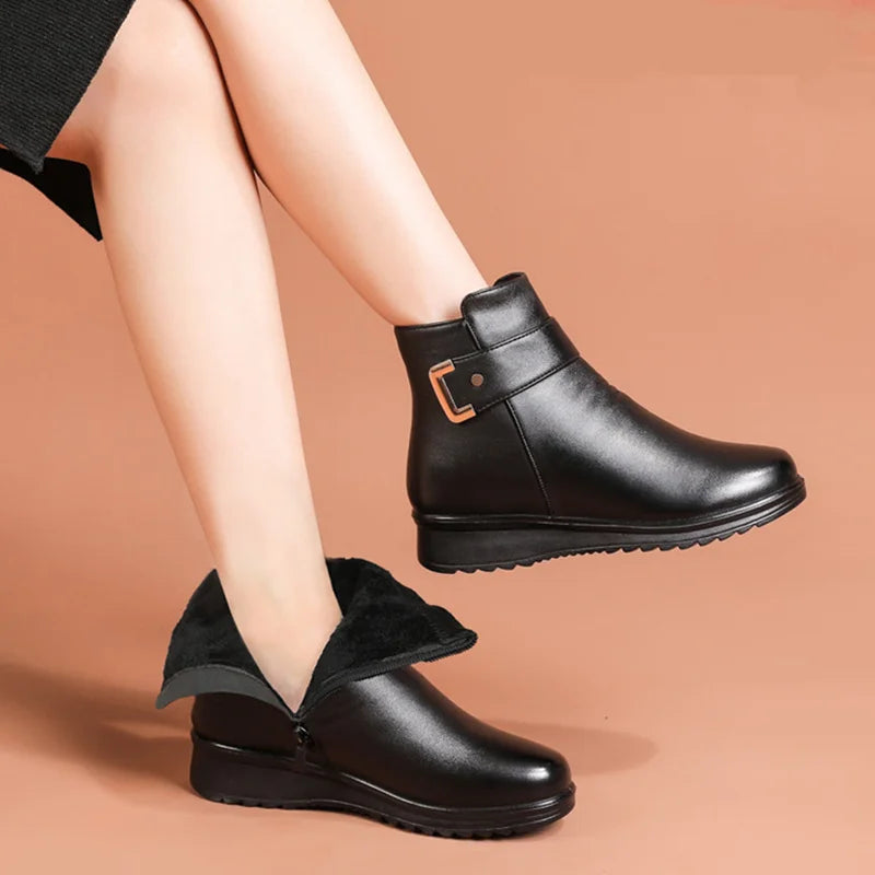 Orthopädische Damen Stiefel Mit Warmem Futter