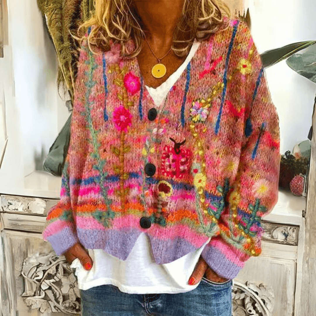 Leichte Strickjacke Im Schmalen Schnitt
