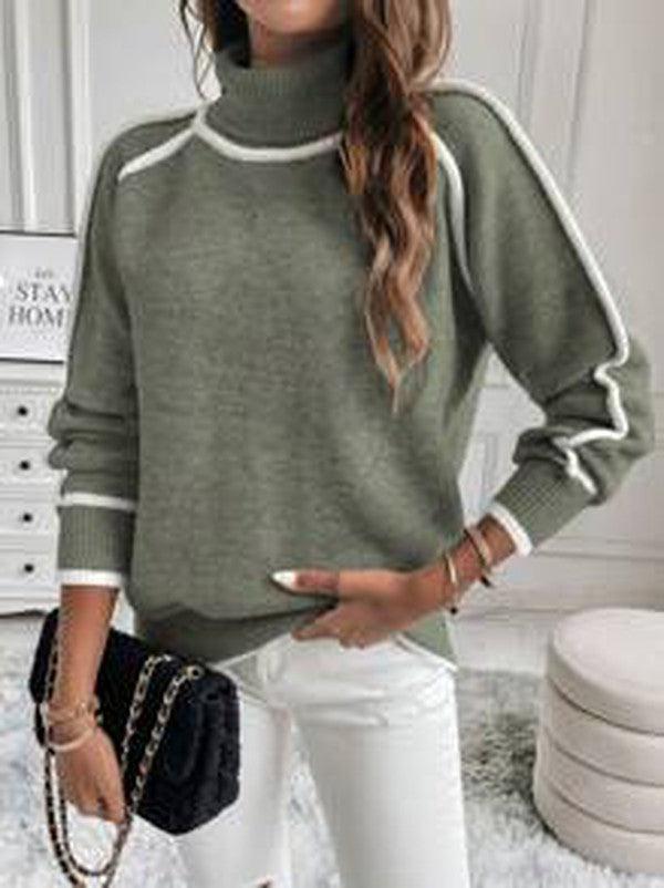 Warmer Gefütterter Pullover für kalte Tage