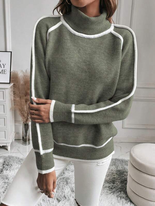 Warmer Gefütterter Pullover für kalte Tage