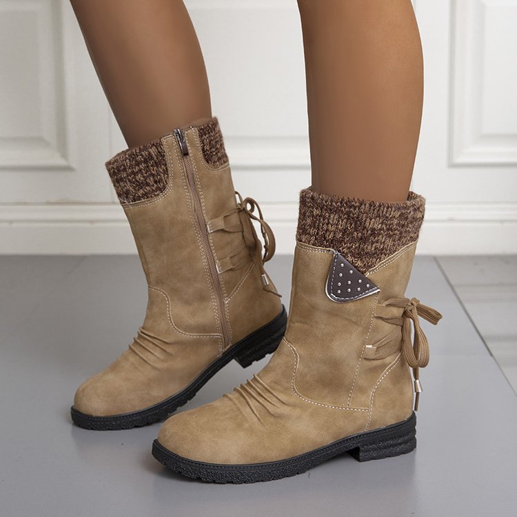 Unisex Warme Barfuß Winterschuhe mit Rutschfester Sohle