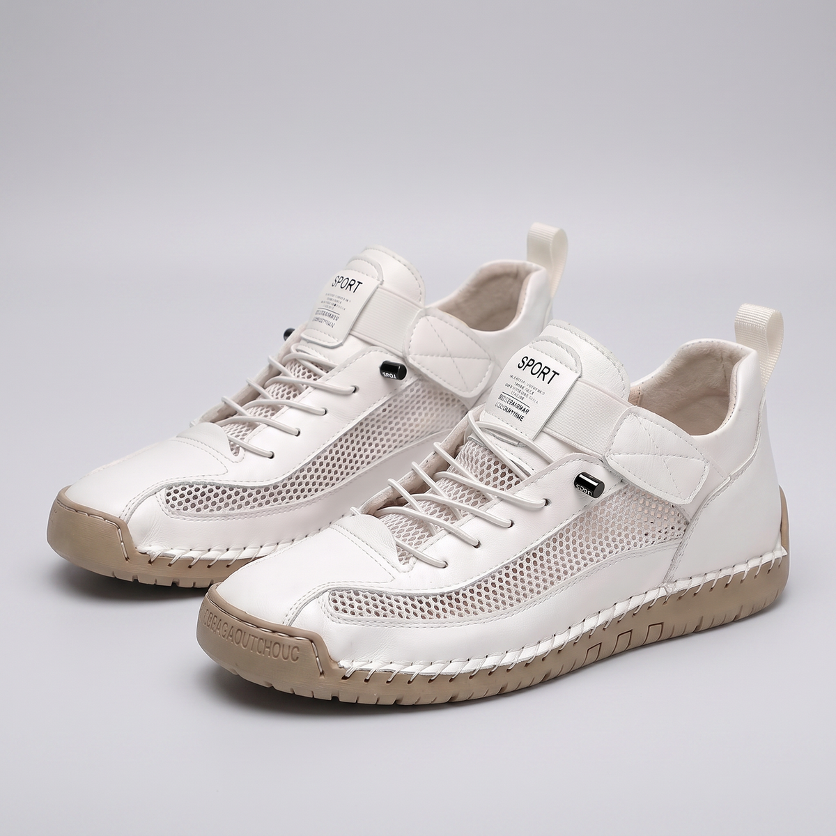 Atmungsaktive Damen Walking Schuhe mit Schnürung aus Mesh