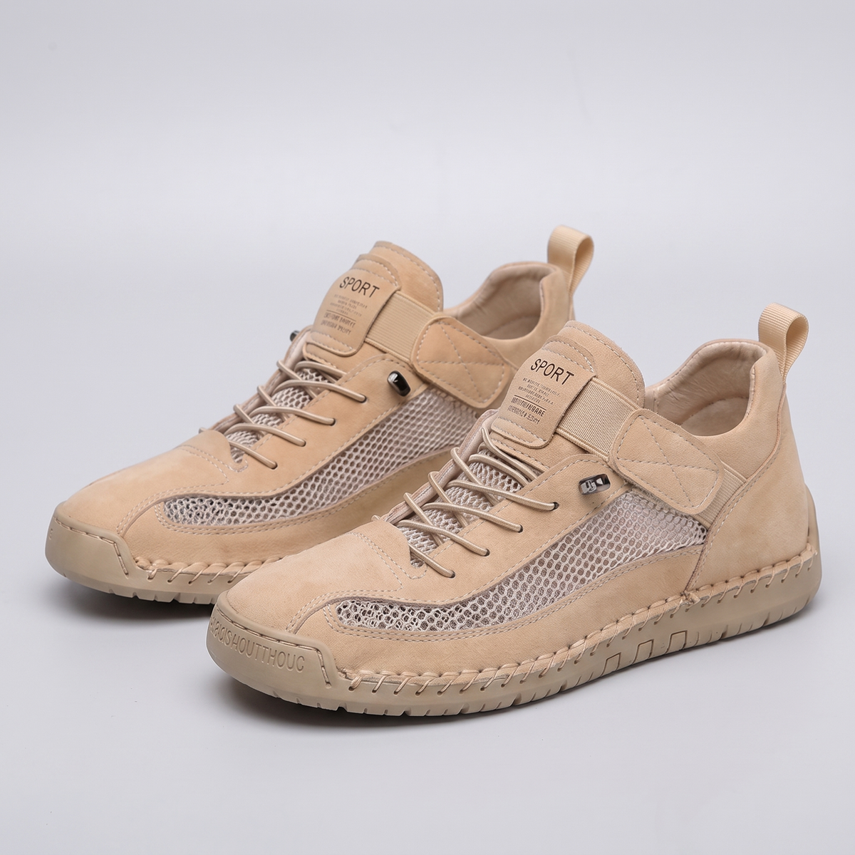 Atmungsaktive Damen Walking Schuhe mit Schnürung aus Mesh