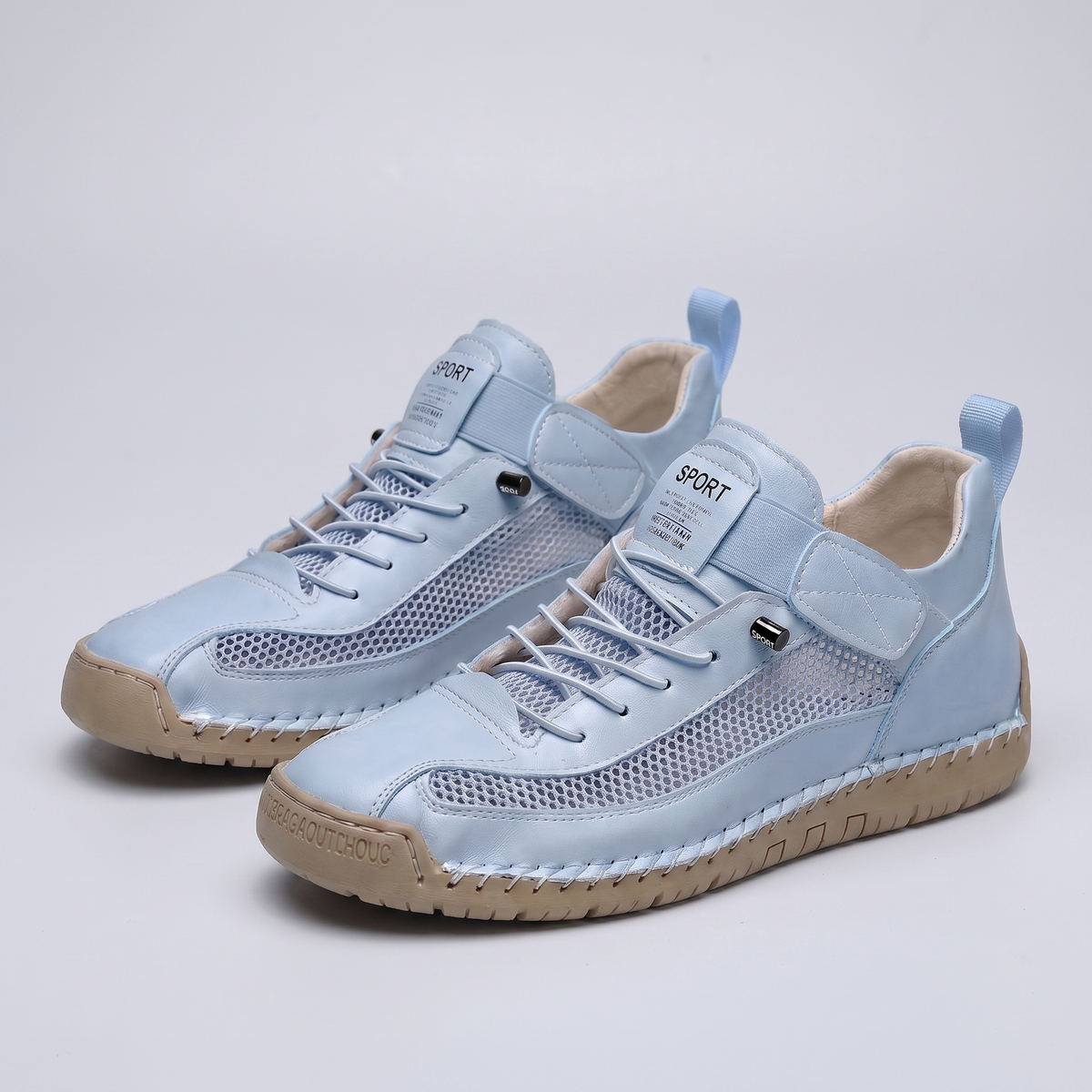 Atmungsaktive Damen Walking Schuhe mit Schnürung aus Mesh