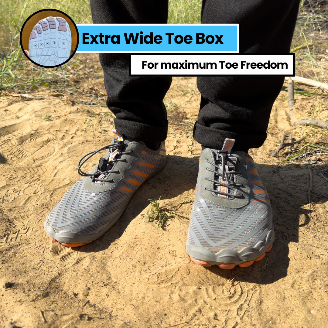 Flexible Barfussschuhe für Damen mit breiter Zehenbox
