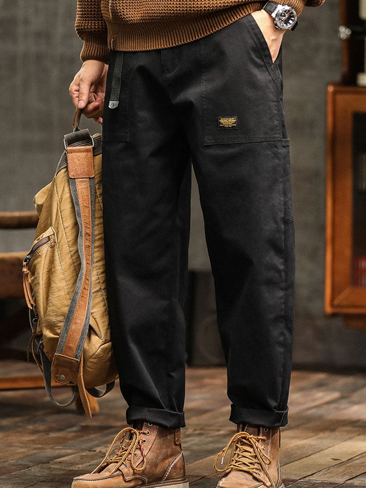 Bequeme Cargohose mit Utility-Taschen und Gürtel
