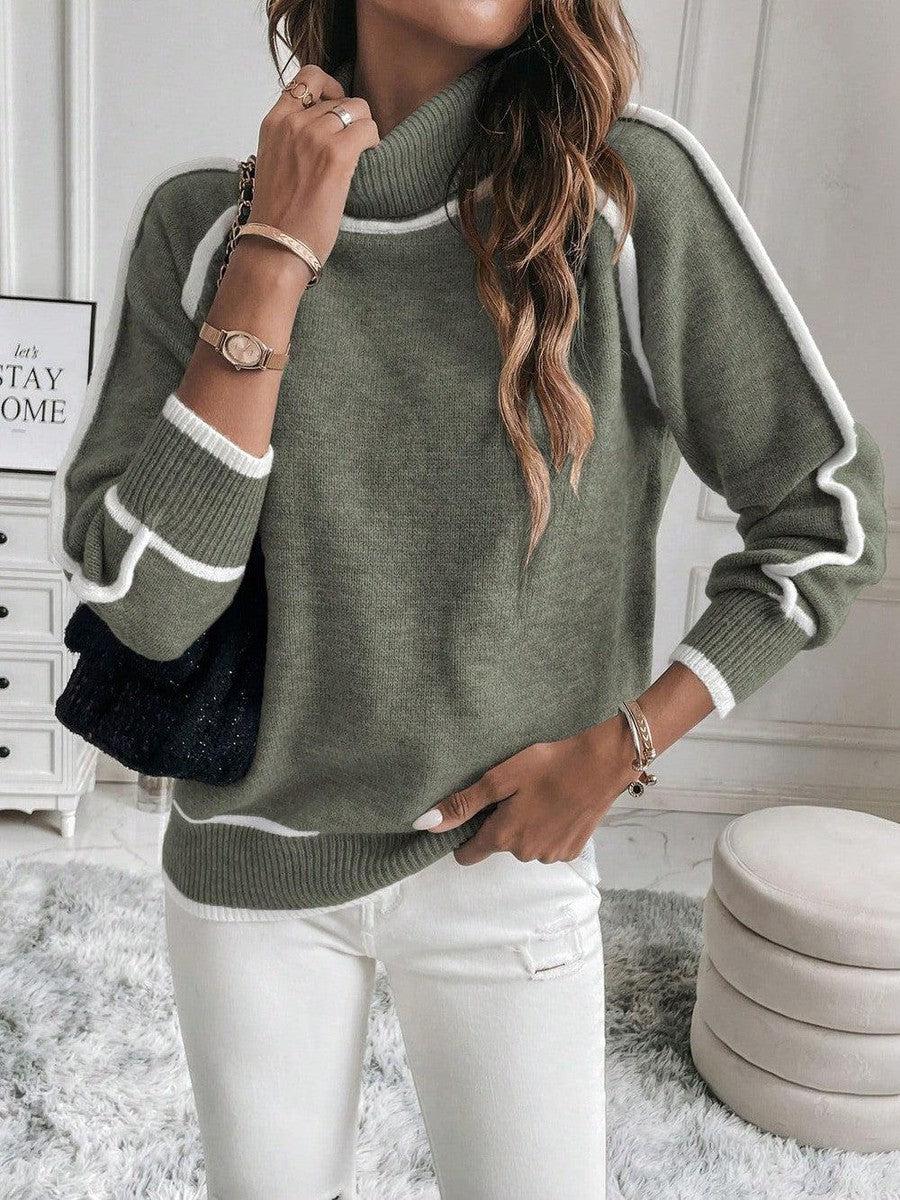 Warmer Gefütterter Pullover für kalte Tage