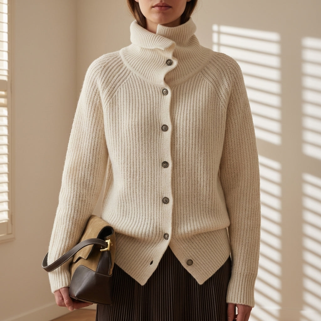 Weiche Damen Strickjacke aus Strickmix