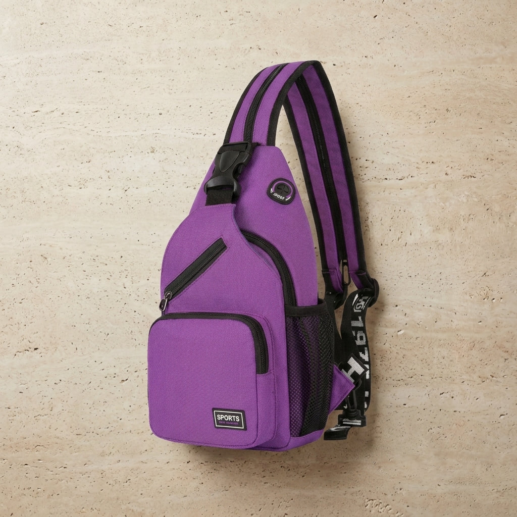 Leichte Crossbody Umhängetasche mit 5 Liter Volumen