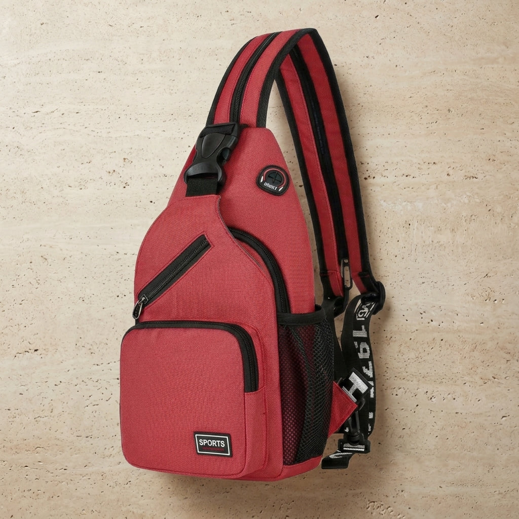 Leichte Crossbody Umhängetasche mit 5 Liter Volumen