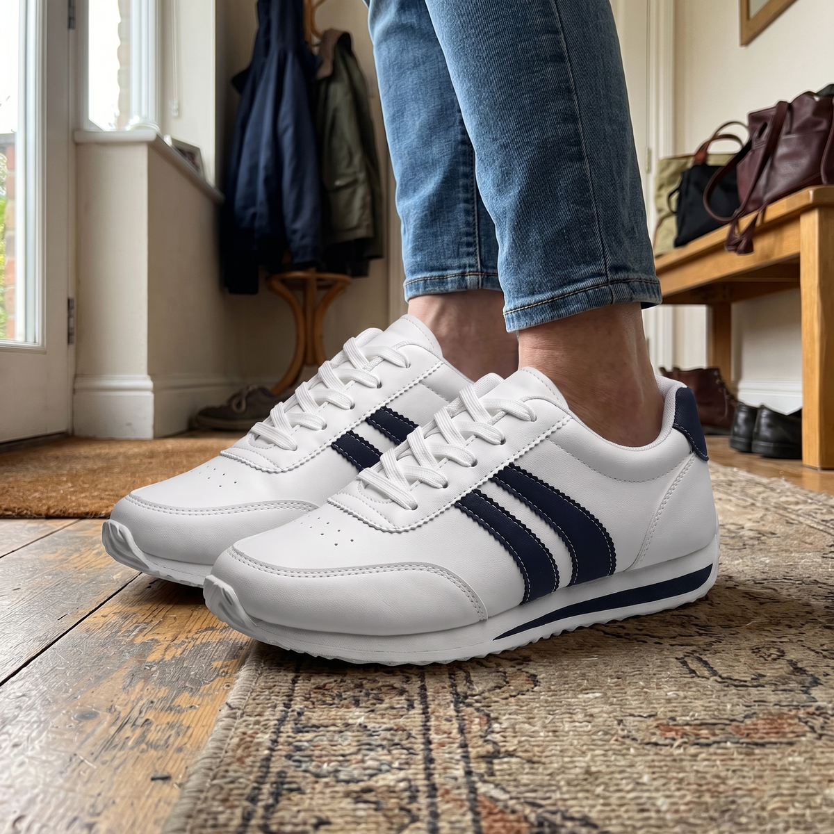 Leichte Orthopädische Damen Sneaker mit Fussbett