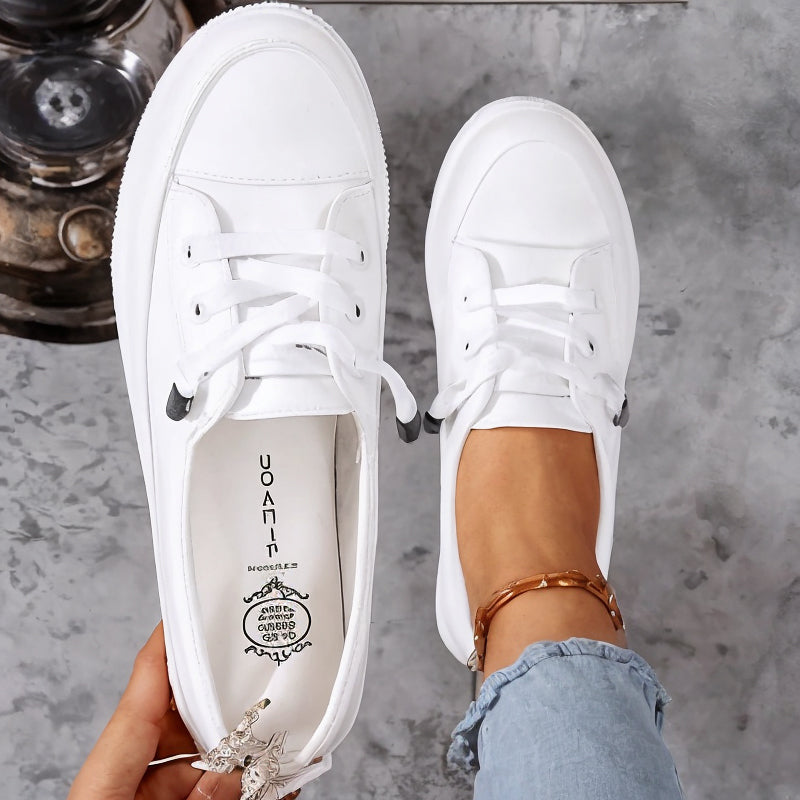 Damen Orthopädische Slip-On Sneaker mit Plateausohle