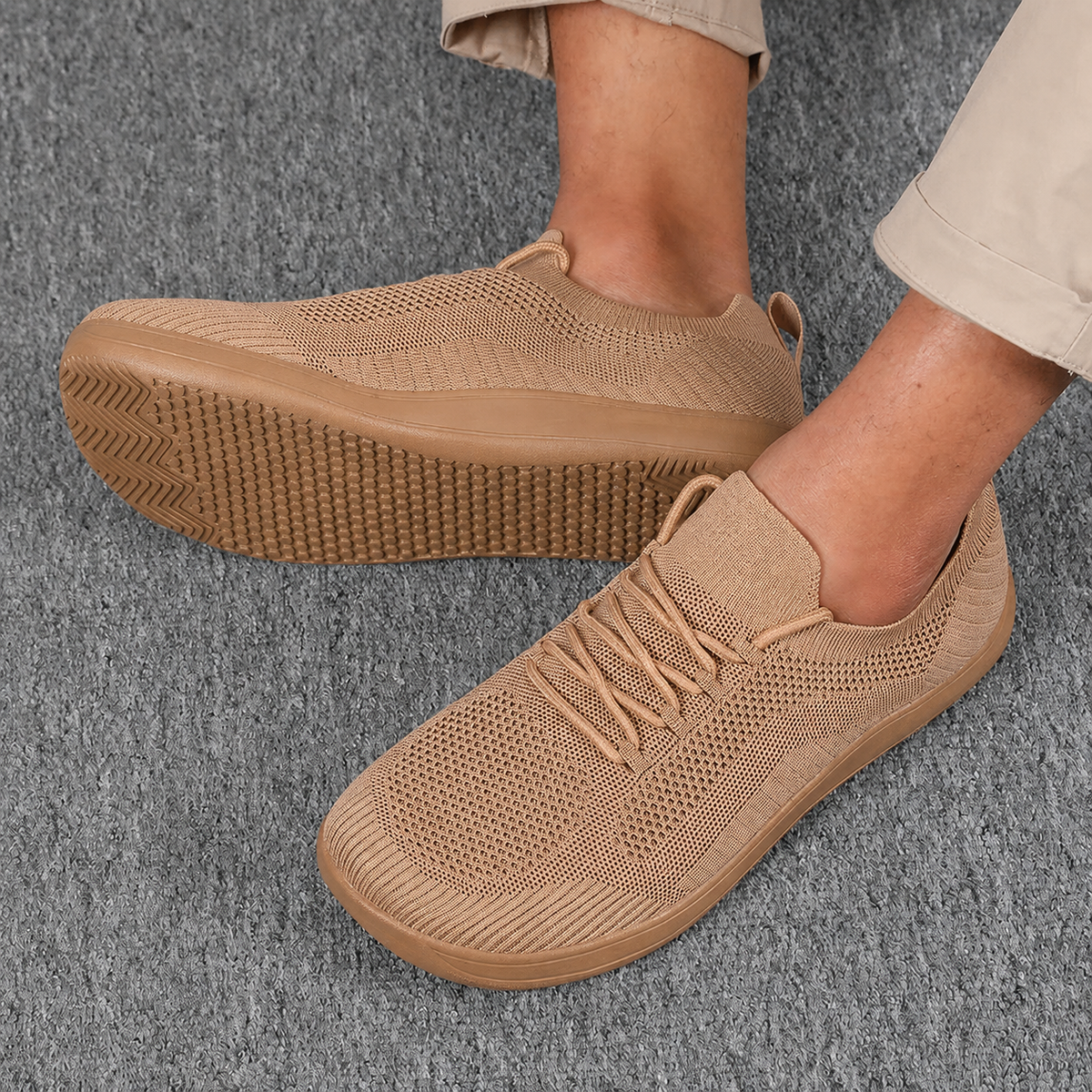 Atmungsaktive Orthopädische Sneaker mit Weiter Zehenbox