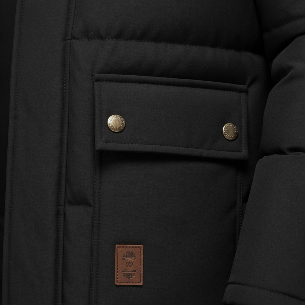 Herren Winterparka Mit Teddyfutter Und Kapuze