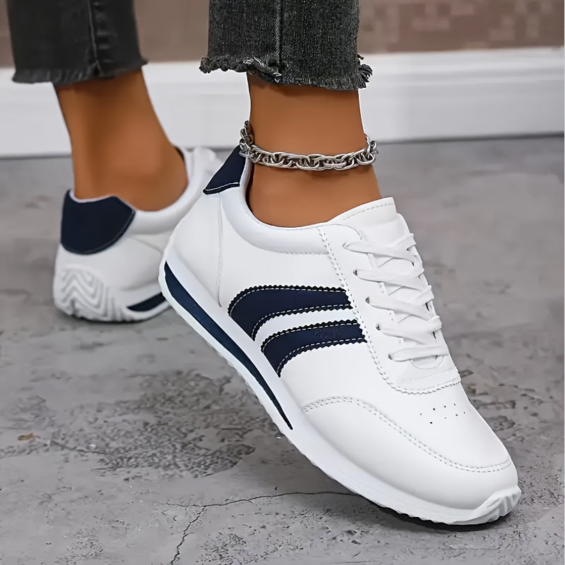 Damen Orthopädische Schnürsneaker mit Dreifach-Fussgewölbestütze