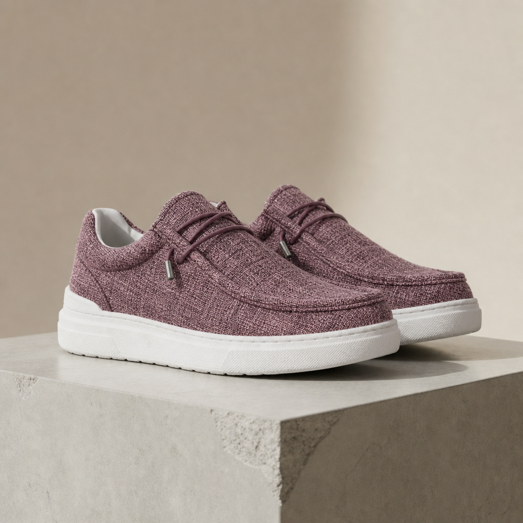 Atmungsaktive Damen Canvas Slip-On Sneaker