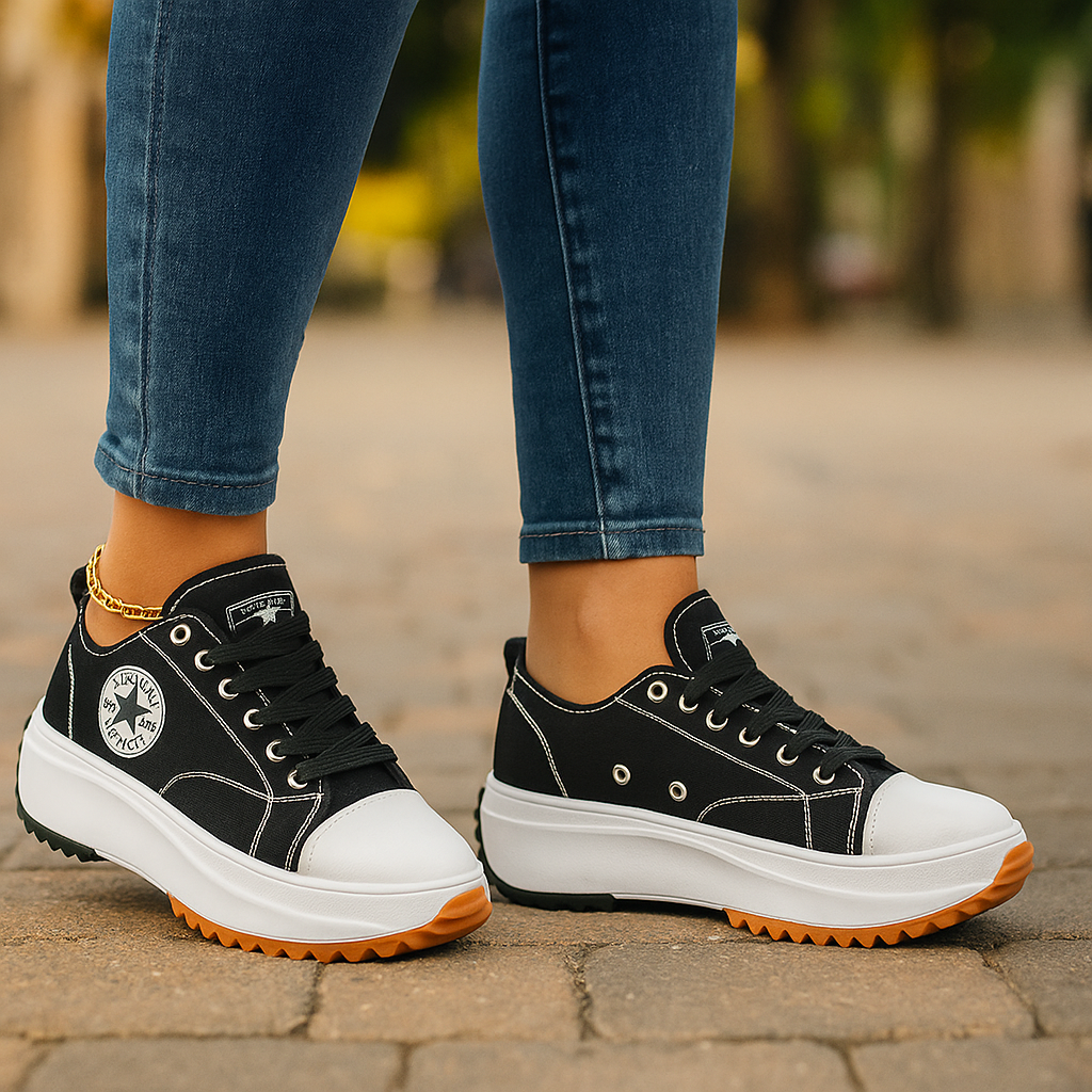 Orthopädische Damen Sneaker mit Dämpfung und Atmungsaktivität