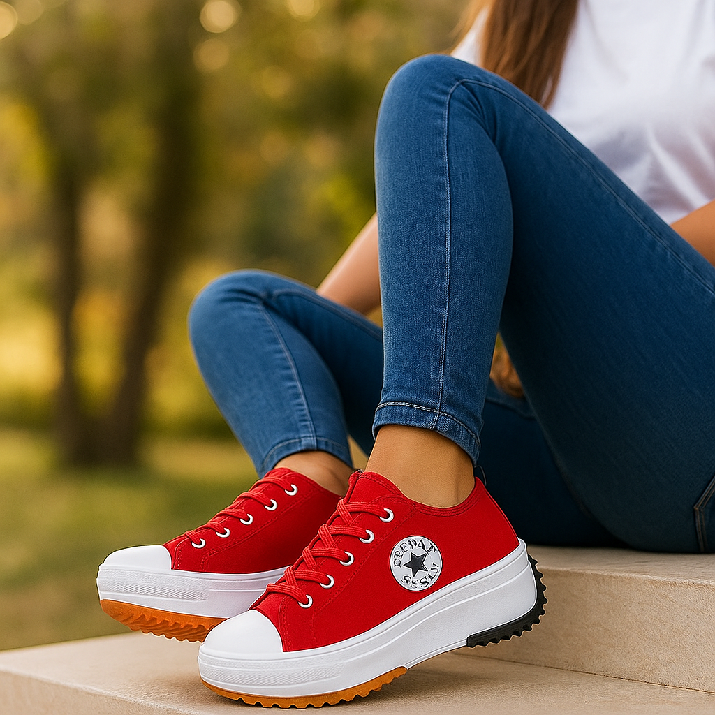 Orthopädische Damen Sneaker mit Dämpfung und Atmungsaktivität