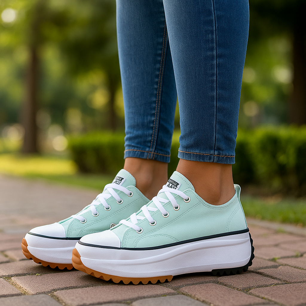 Orthopädische Damen Sneaker mit Dämpfung und Atmungsaktivität