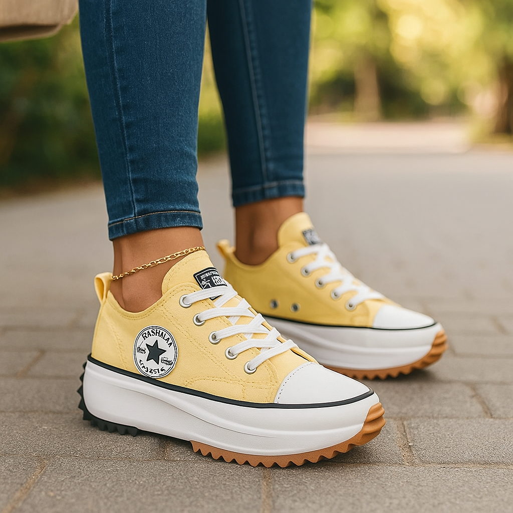 Orthopädische Damen Sneaker mit Dämpfung und Atmungsaktivität