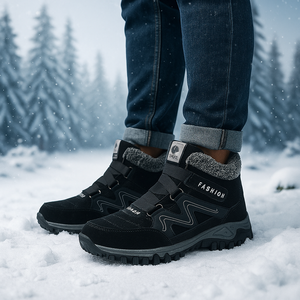 Sportliche Orthopädische Damen Winterschuhe mit Warmfutter