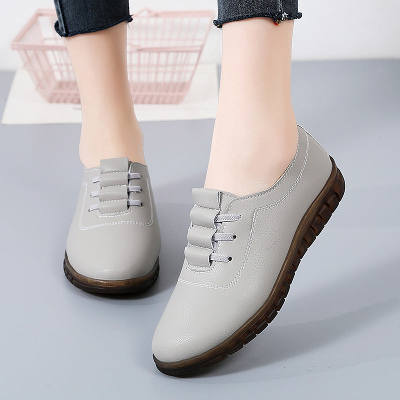 Bequeme Slipper Mit Runder Spitze Und Flachem Keilabsatz