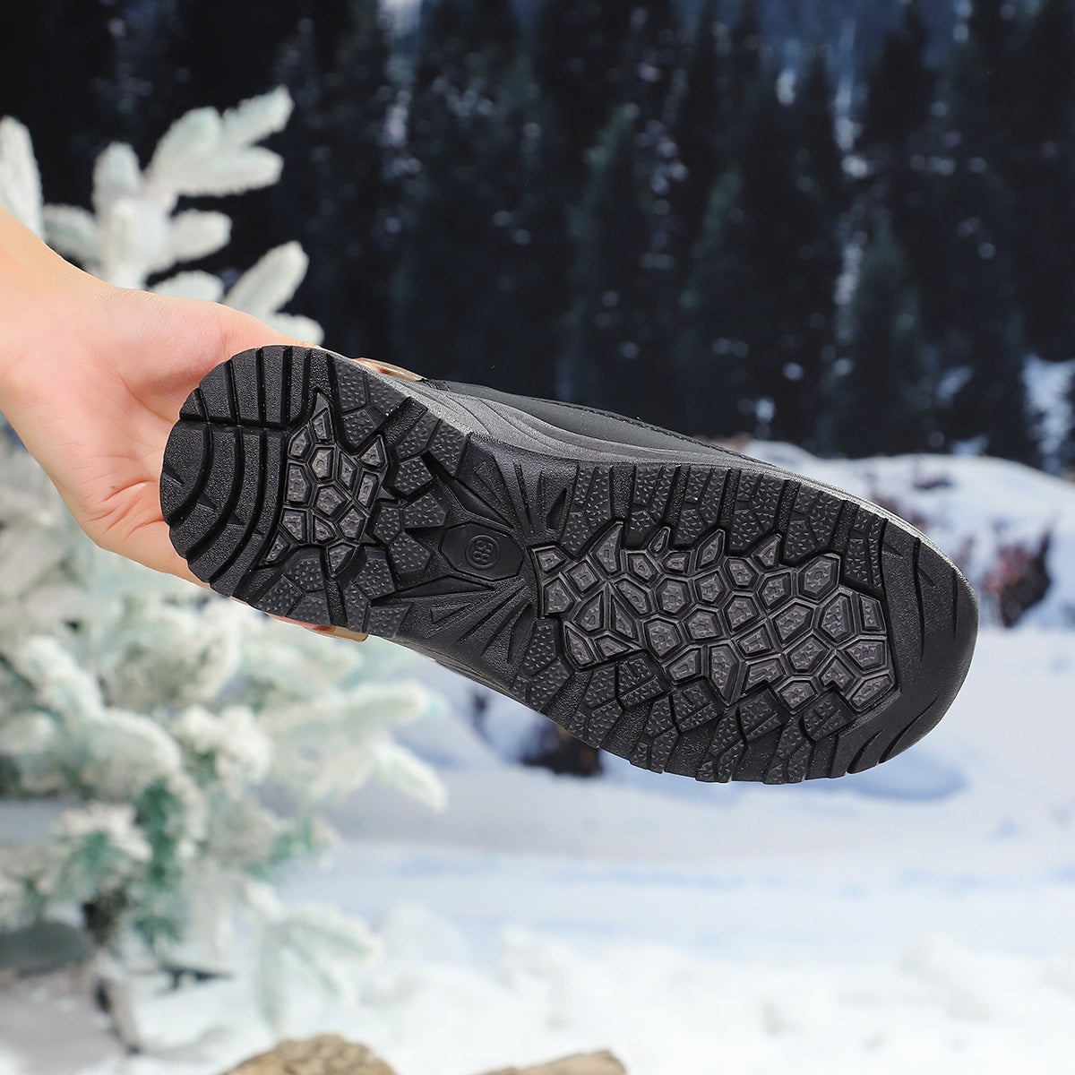 Wadenhohe Damen Winterstiefel Mit Kunstfellfutter