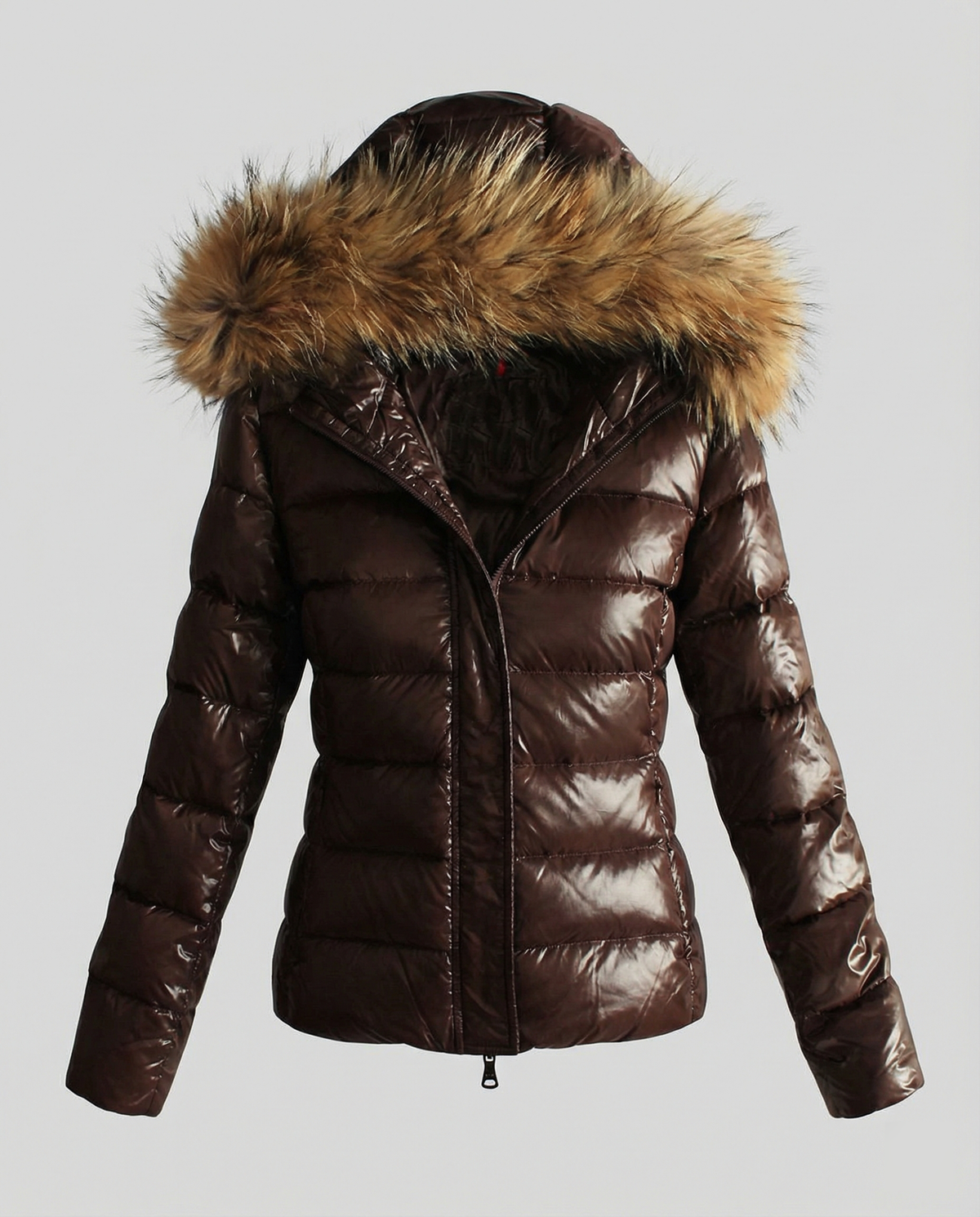 Damen Winter Steppjacke mit Abnehmbarer Kapuze