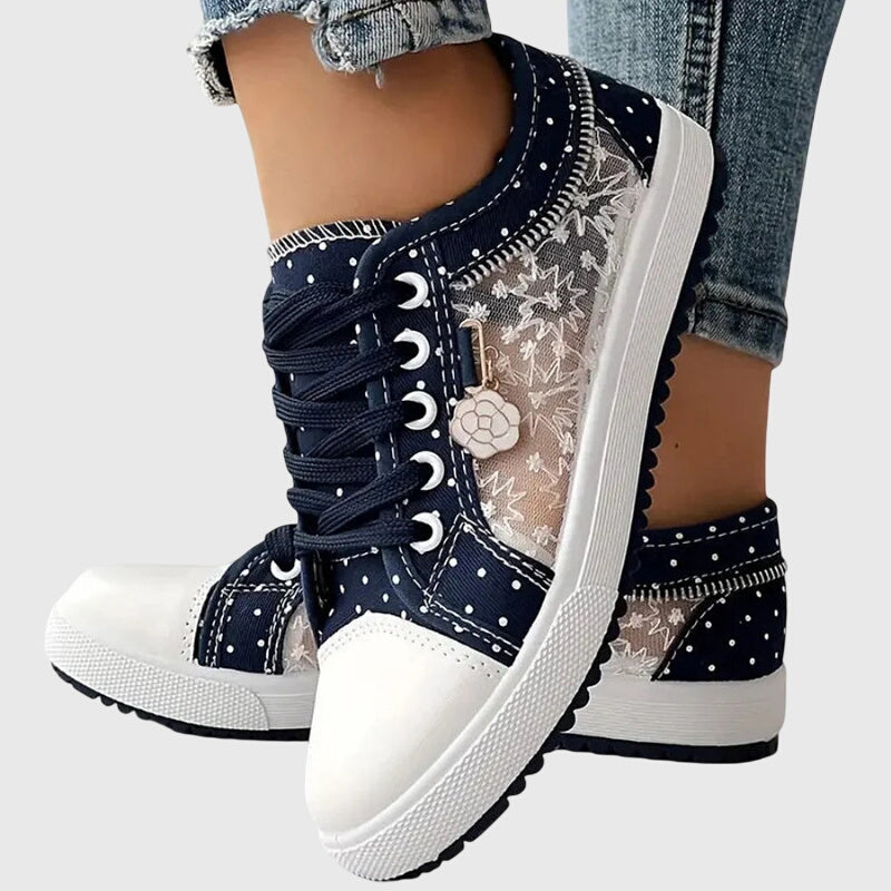 Damen Orthopädische Sneaker mit weitem Zehenbereich