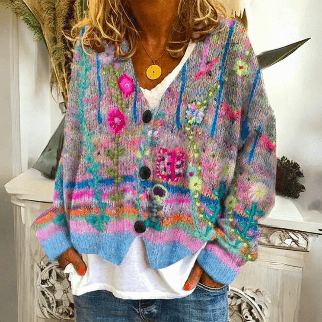 Leichte Strickjacke Im Schmalen Schnitt