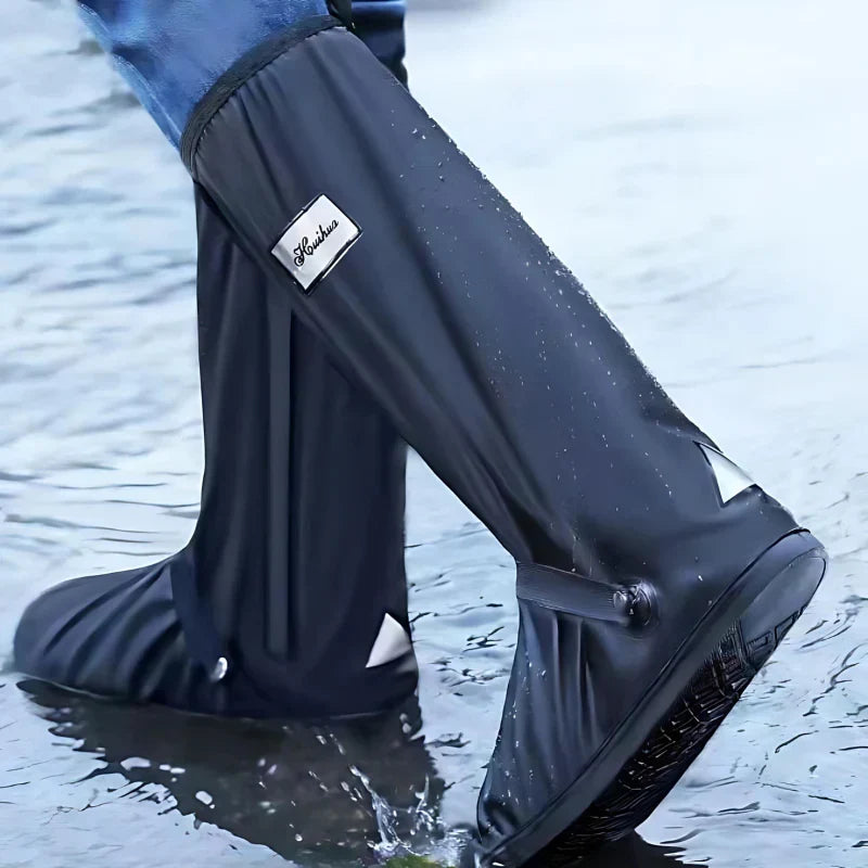 Faltbare Wasserdichte Überschuhe mit Reißverschluss