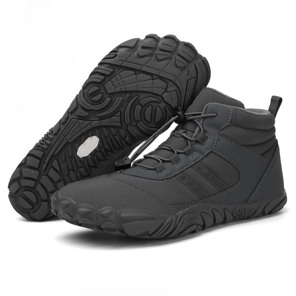 Unisex Fleece Gefütterte Barfußschuhe mit Breiter Zehenbox