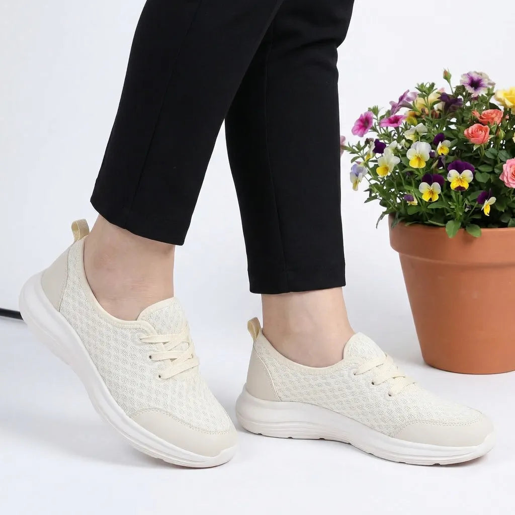 Orthopädische Damen Walkingschuhe mit gepolsterter Innensohle