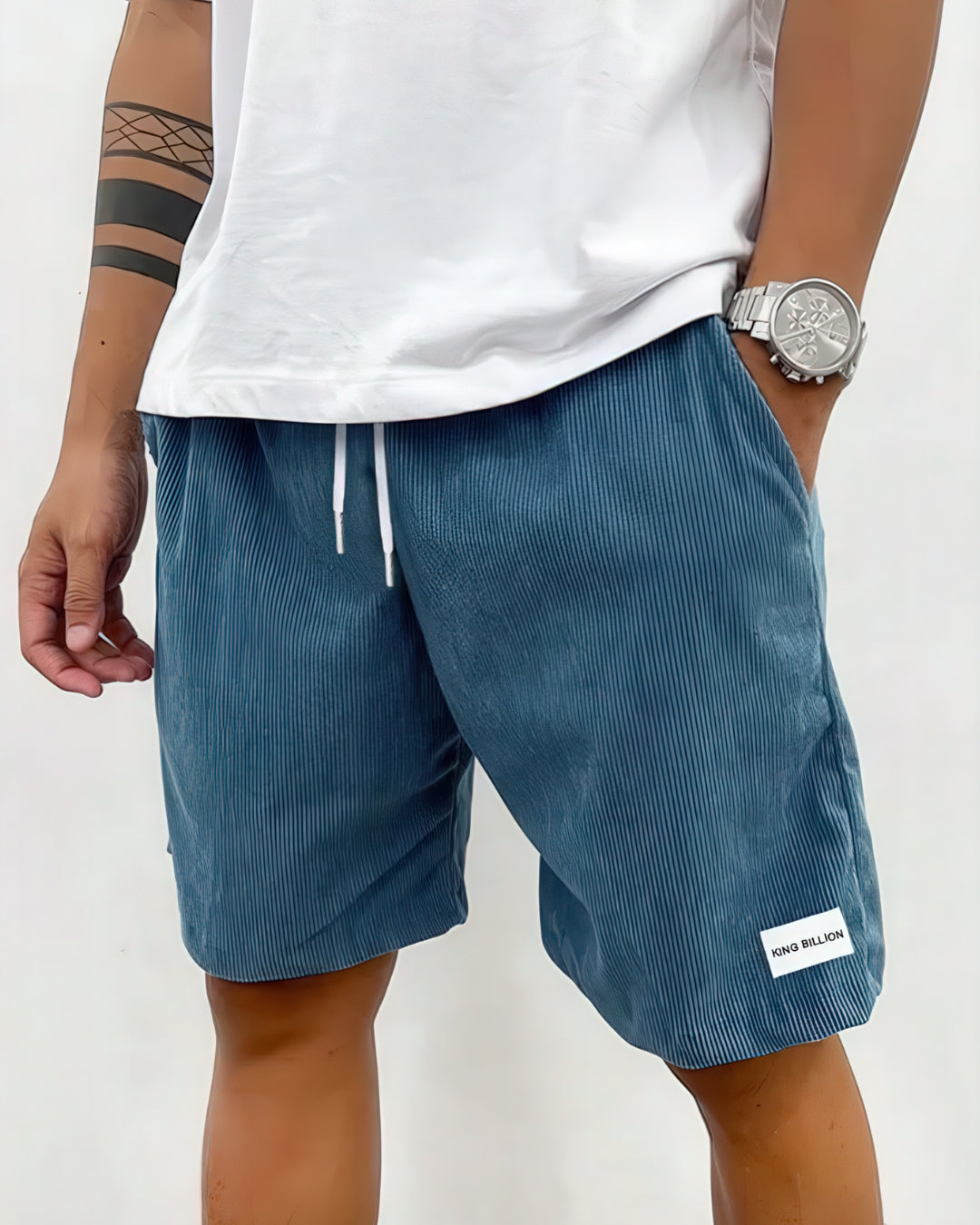 Herren Casual Shorts Lockere Passform Leichter Stoff
