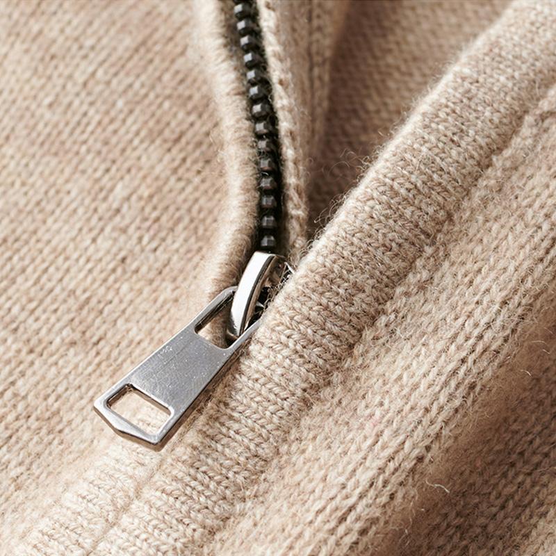 Herren Half Zip Pullover mit Stehkragen
