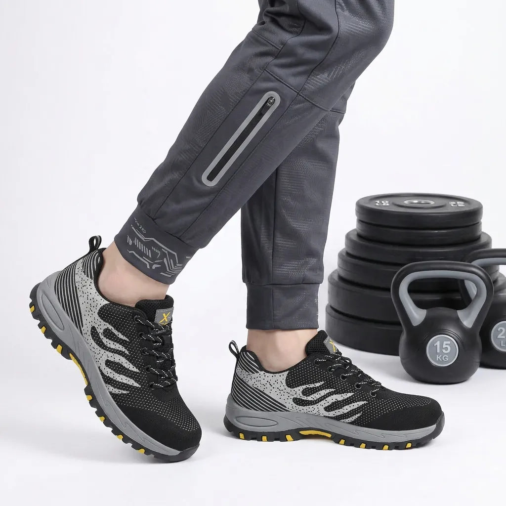 Damen Sicherheitsschuhe mit Stahlkappe und Orthopädischer Sohle