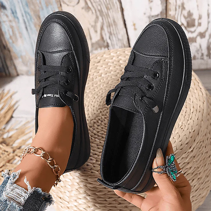 Damen Orthopädische Slip-On Sneaker mit Plateausohle