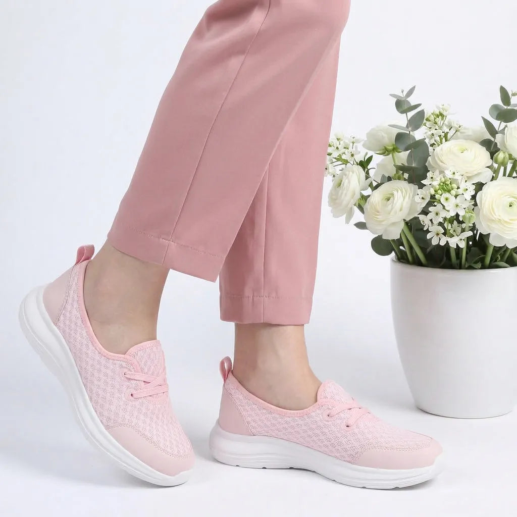 Orthopädische Damen Walkingschuhe mit gepolsterter Innensohle