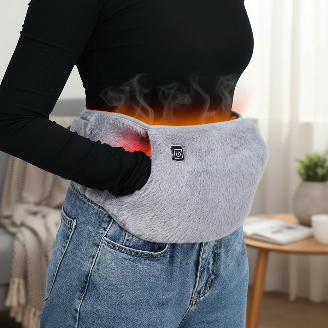 Beheizbarer Wärmegürtel mit 3 Temperaturstufen und USB C