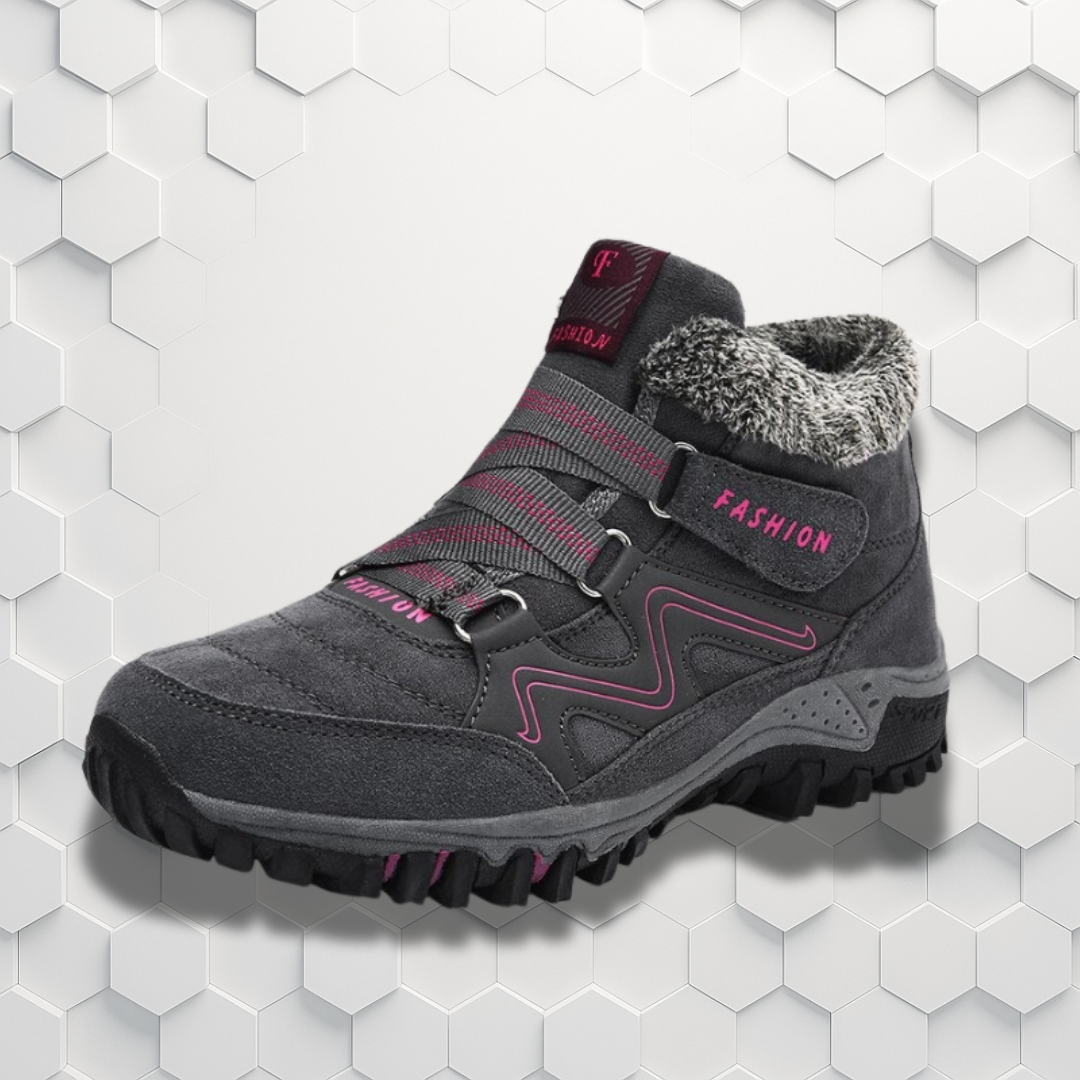 Sportliche Orthopädische Damen Winterschuhe mit Warmfutter