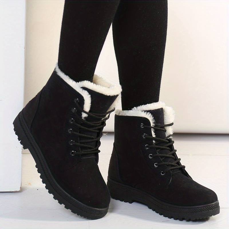 Damen Winterstiefel mit Kuscheligem Fellfutter
